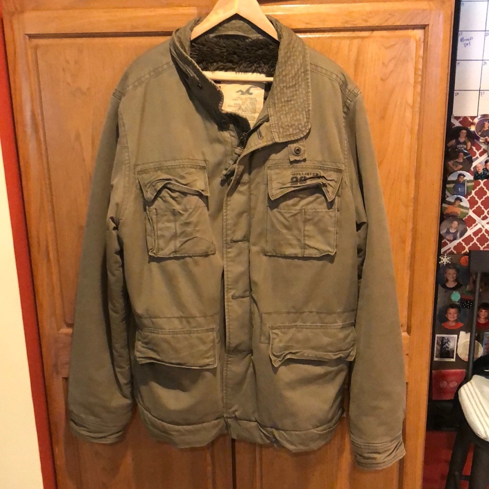 Hollister Jacket size XL Bomber Jacket